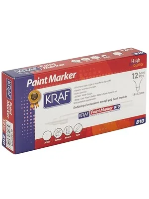 Kraf Paınt Marker Kalem Beyaz 810