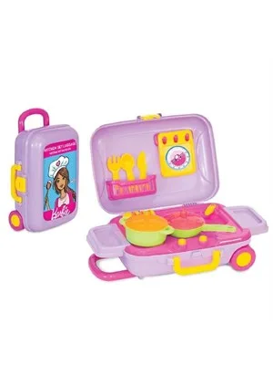 Dede Barbie Mutfak Set Bavulum 03478