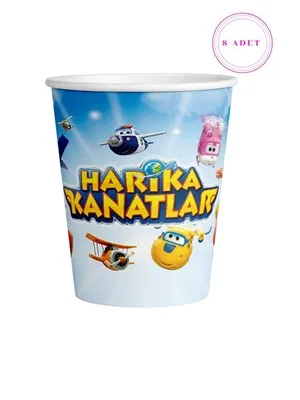 Nedi Karton Bardak Lisanslı 8 Li Harika Kanatlar 86511