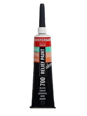 Talens Amsterdam Cam Konturü 20 Ml Siyah 58047000