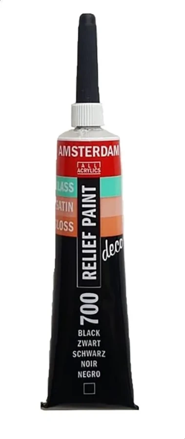 Talens Amsterdam Cam Konturü 20 Ml Siyah 58047000