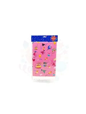 Nedi 108x180 Cm Masa Örtüsü Happy Pembe Tmo-8204
