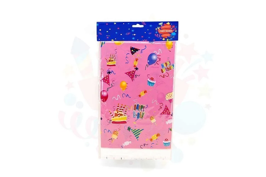 Nedi 108x180 Cm Masa Örtüsü Happy Pembe Tmo-8204
