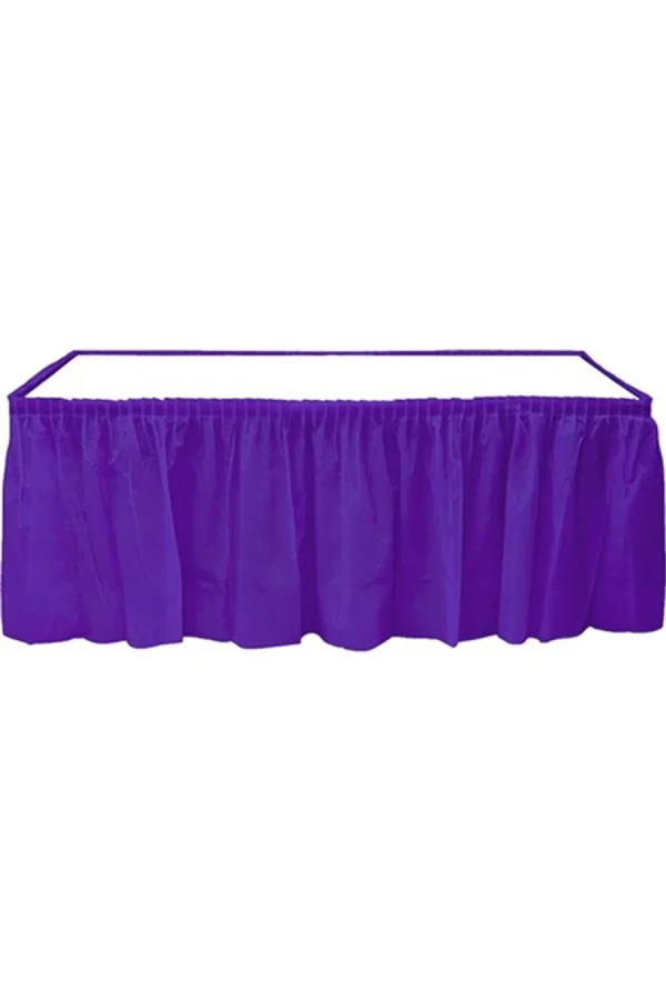 Nedi 74x426 Cm Masa Eteği Mor 10797pu