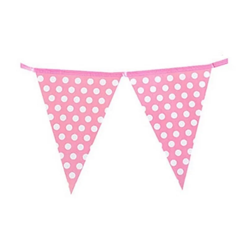 Nedi Üçgen Flama Puantiyeli Pembe Tf-1053