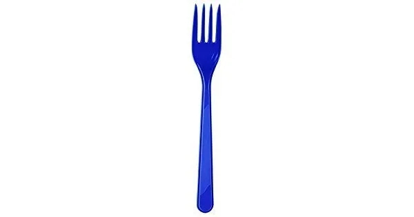 Nedi Plastik Çatal 25"li Lacivert 74343\30102
