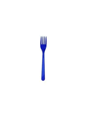 Nedi Plastik Çatal 25"li Lacivert 74343\30102