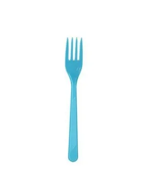 Nedi Plastik Çatal 25"li Açık Mavi 74364\30084