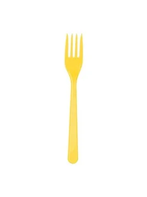 Nedi Plastik Çatal 25"li Sarı 41002\30095