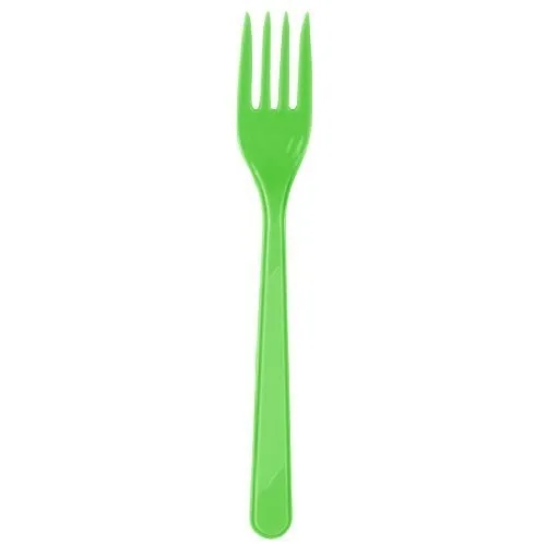 Nedi Plastik Çatal 25"li Yeşil 74326\30097