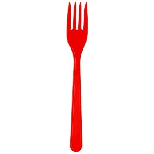 Nedi Plastik Çatal 25"li Kırmızı 74342k\30088