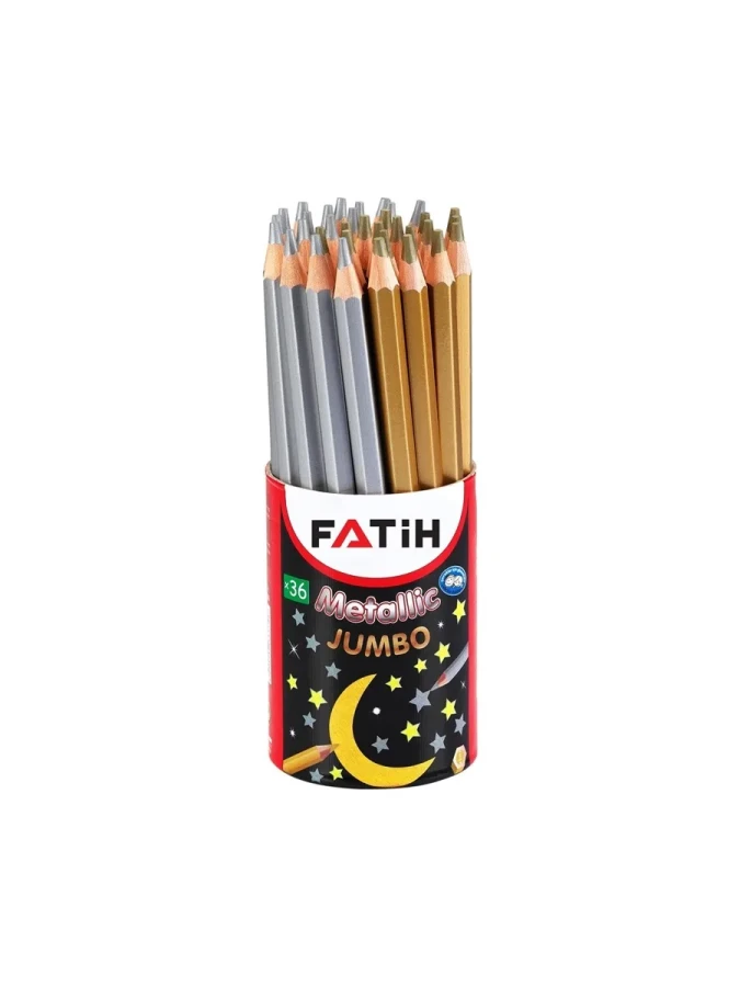 Fatih Jumbo Boya Kalemi Metalik Altın 33370