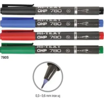 Hi-text Permanent Kalem (s) Yeşil Ohp780