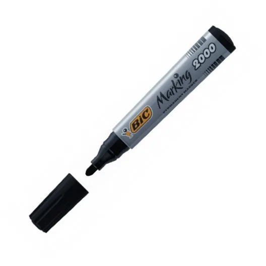 Bic 2000 Permanent Marker Kalem Yuvarlak Uç Siyah