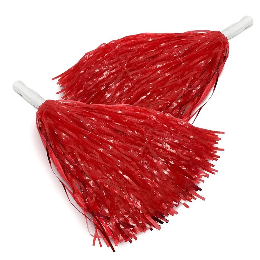 Nedi Ponpon Metalik Kırmızı 2"li 6196r