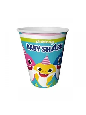 Nedi Karton Bardak Lisanslı 8 Li Baby Shark 55638