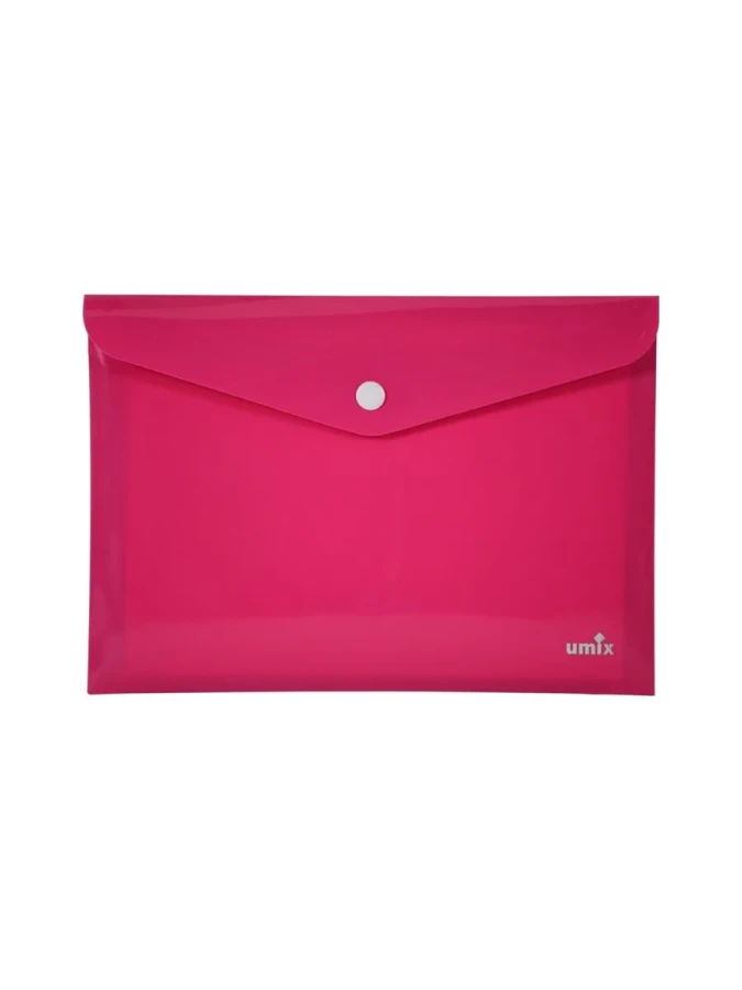 Umix A4 Çıtçıtlı Zarf Dosya Pembe U1121n-pe