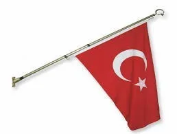 Kale Duvar Tipi Teleskopik Bayrak Direği 150cm