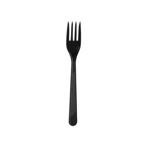 Nedi Plastik Çatal 25"li Siyah 005440