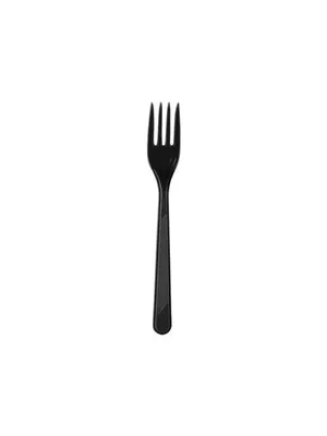 Nedi Plastik Çatal 25"li Siyah 005440