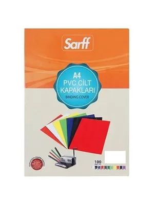 Sarff A3 160mic Cilt Kapağı Şeffaf 100"lü 15201022