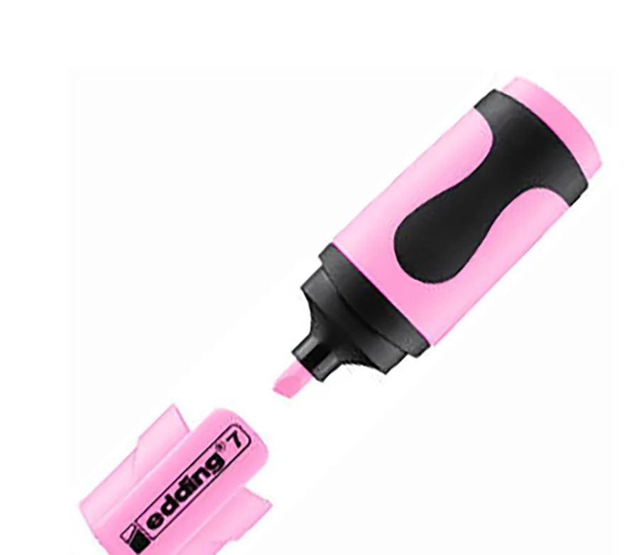 Edding Mini Fosforlu Kalem Pastel Pembe Col.138