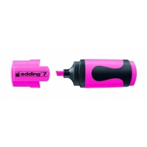 Edding Mini Fosforlu Kalem Pembe Col.069