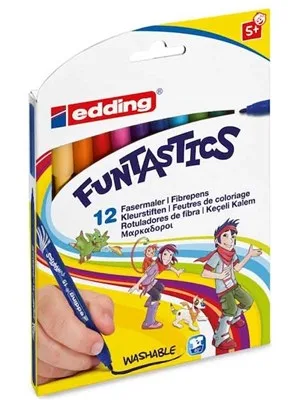 Edding Funtastıcs İnce Keçe Uçlu Kalem 12"li Ed15k1299