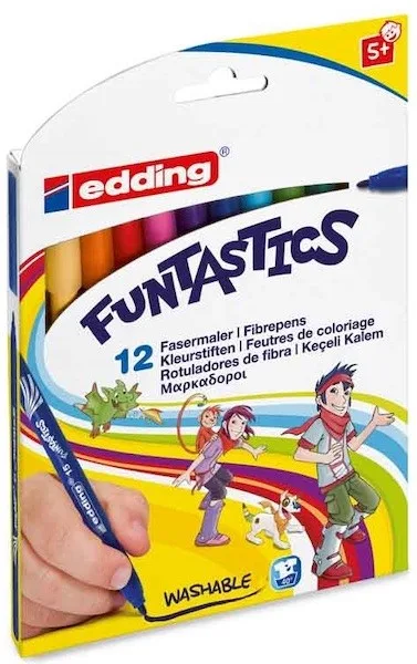 Edding Funtastıcs İnce Keçe Uçlu Kalem 12"li Ed15k1299