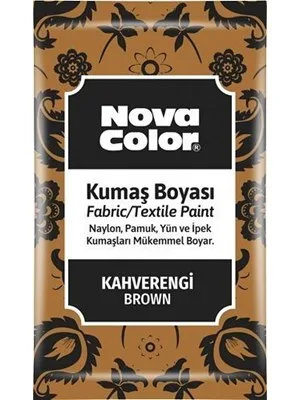 Nova Color 12 Gr Toz Kumaş Boyası Gri Nc-908
