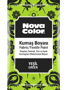 Nova Color 12 Gr Toz Kumaş Boyası Yeşil Nc-903