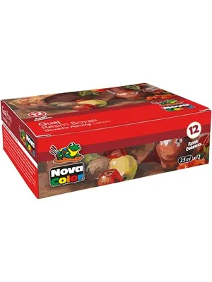 Nova Color 25 Ml Guaj Boya Şişe 12 Li Nc-461