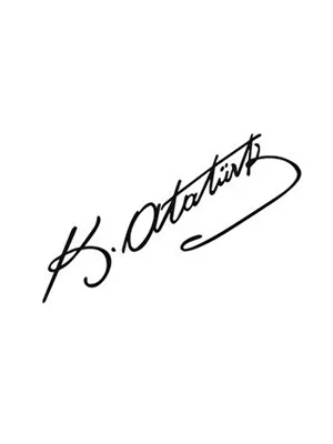Keskin Color 8x12 Yaldızlı Çıkartma Atatürk-1 222301-99