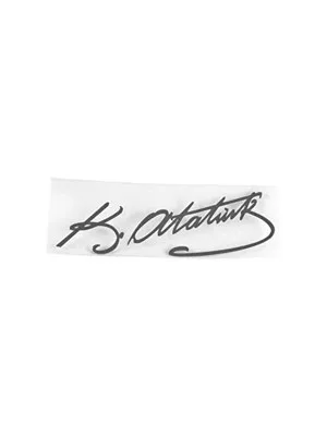 Keskin Color 8x12 Yaldızlı Çıkartma Atatürk-3 222311-99