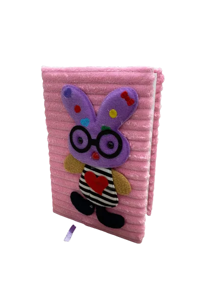 Chic 13x19 Peluş Hatıra Defteri Tavşan Mikropls04