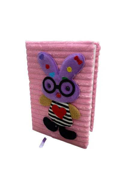 Chic 13x19 Peluş Hatıra Defteri Tavşan Mikropls04