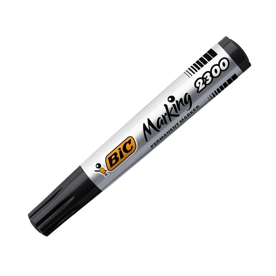 Bic 2300 Permanent Marker Kalem Kesik Uç Mavi