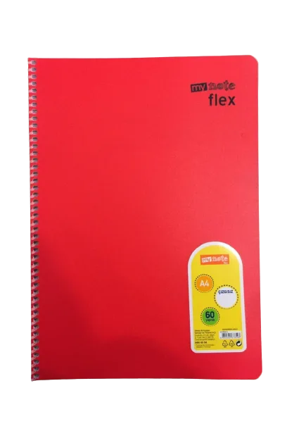 Umur Mynote Flex Neon A4 Pp Kapak Spiralli Defter Kareli 40 Yp Mfxne-a440-k