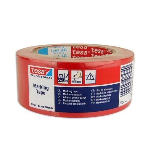 Tesa 50 Mmx33 Mt Markıng Tape Zemin İşaretleme Bantı Kırmızı 60760-00096-15
