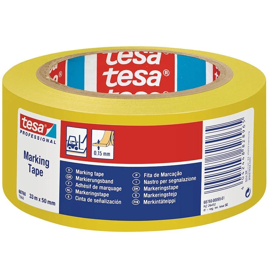 Tesa 50 Mmx33 Mt Markıng Tape Zemin İşaretleme Bantı Sarı 60760-00095-15
