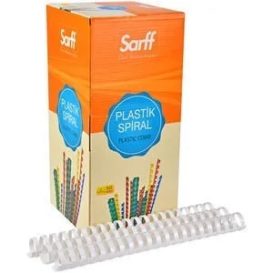 Sarff 25 Mm Plastik Spiral 50 Li Beyaz 15202061