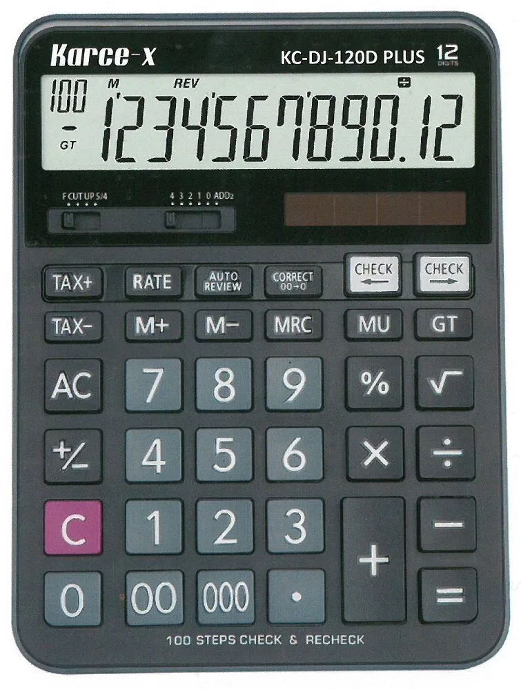 Karce-x Kc-dj-120d Plus Hesap Makinesi