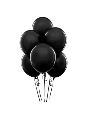 Nedi Düz Renk Balon Siyah 100"lü Pm-72007