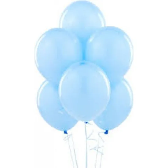 Nedi Düz Renk Balon Açık Mavi 100"lü Pm-72009