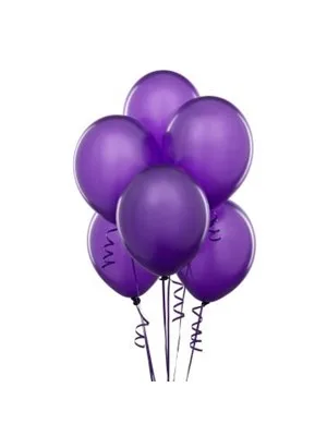 Nedi Düz Renk Balon Mor 100"lü Pm-10076-72029
