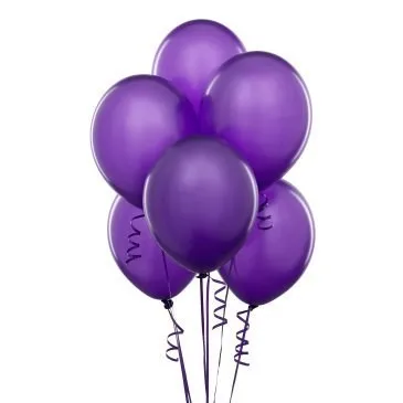 Nedi Düz Renk Balon Mor 100"lü Pm-10076-72029