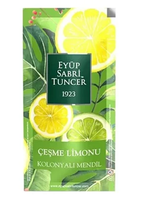 Eyüp Sabri Tuncer Kolonyalı Mendil 150"li Çeşme Limonu