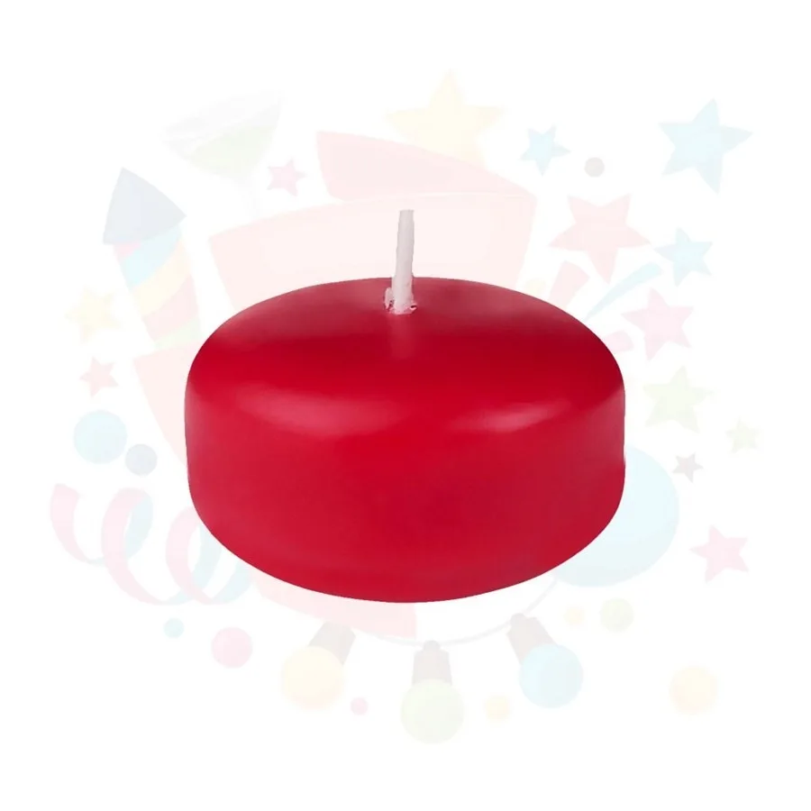 Nedi Suda Yüzen Mum 12"li Kırmızı 11449r\1449r