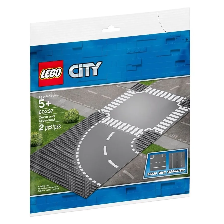 Lego City Curve And Crossroad Lsc60237