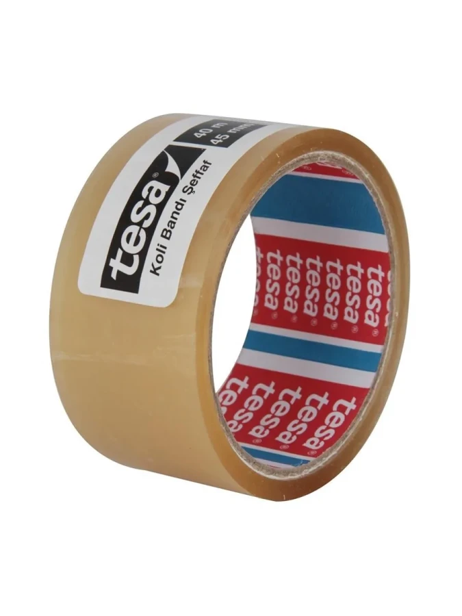 Tesa 45 Mmx40 Mt Doğal Kauçuk Ambalaj Bantı Şeffaf 4263-00195-00